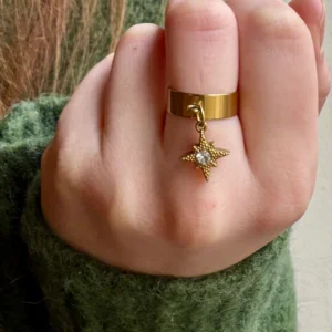 Bague à charms Etoile